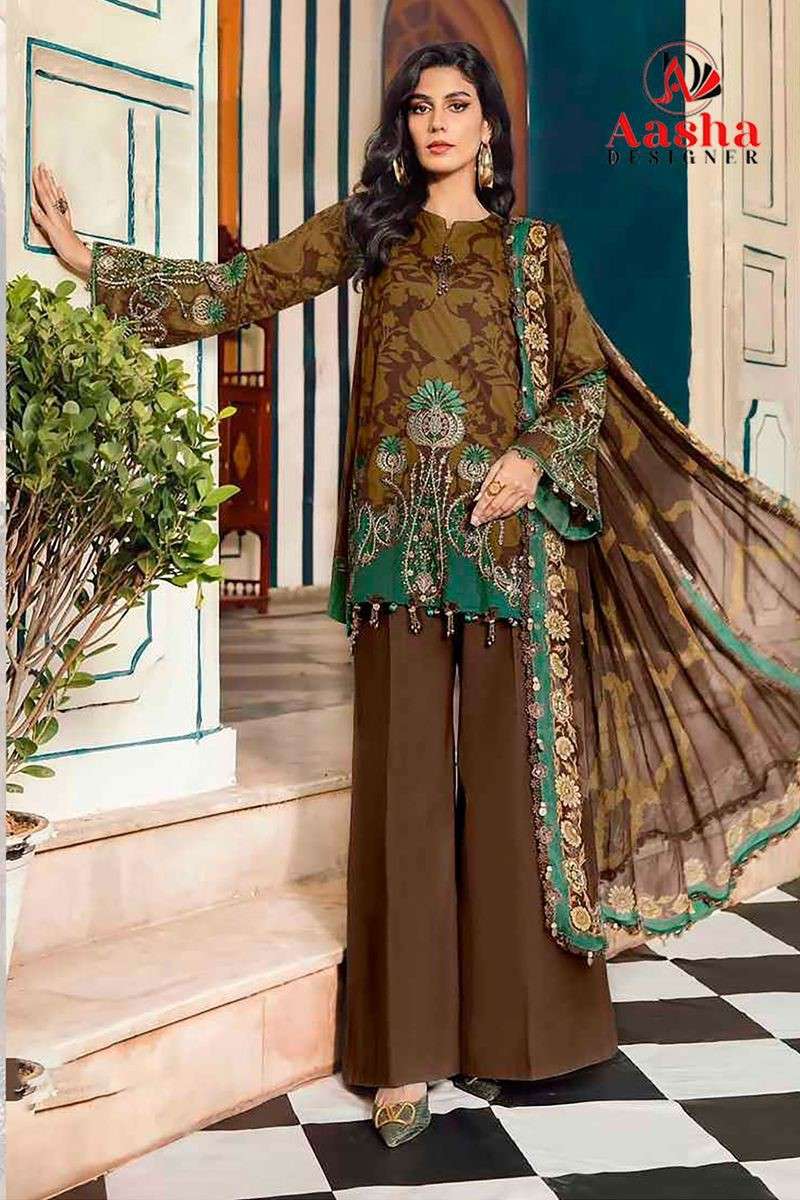 SUPER HIT DESIGN NO. 1206 (A & B) BY AASHA DESIGNER